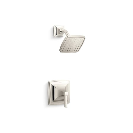Kohler Riff Rite-Temp Shower Trim 2.5 GPM Vibrant Polished Nickel K-TS27404-4-SN